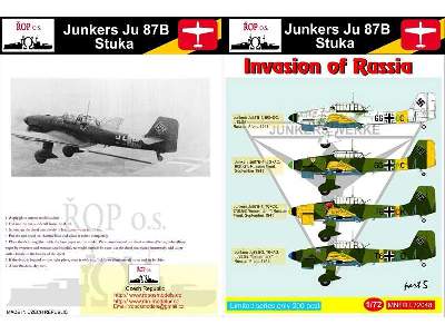 Junkers Ju 87b Stuka - Invasion Of Russia - image 1