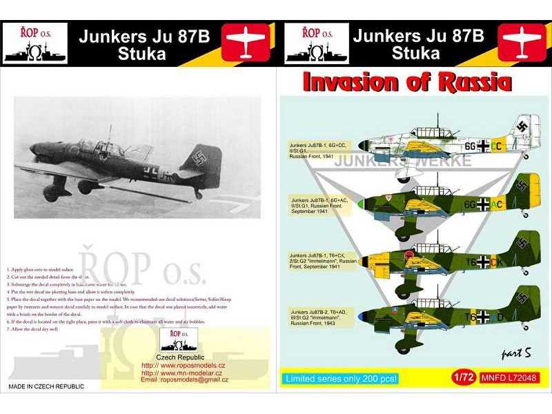 Junkers Ju 87b Stuka - Invasion Of Russia - image 1