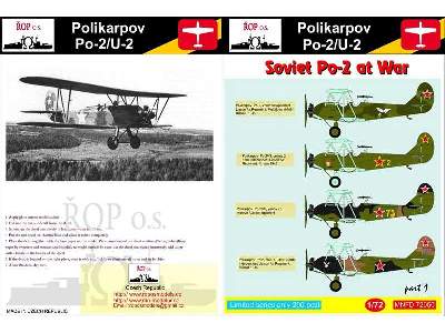 Polikarpov Po-2/U-2 - Soviet Po-2 At War - image 1