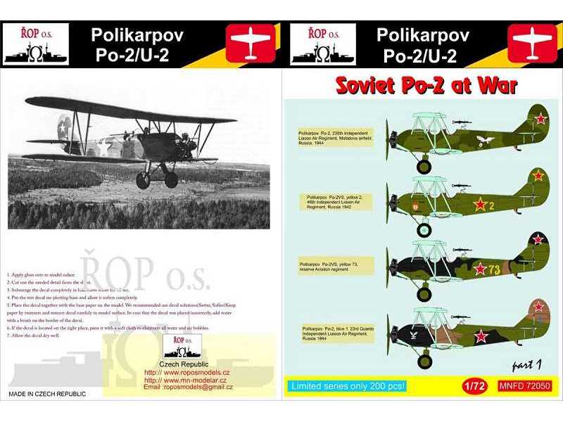 Polikarpov Po-2/U-2 - Soviet Po-2 At War - image 1