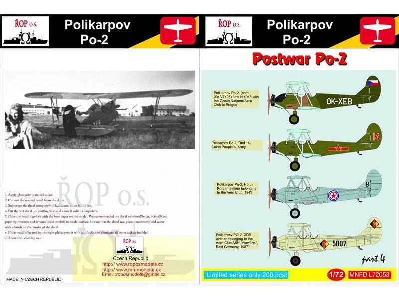 Polikarpov Po-2 - Postwar Po-2 - image 1