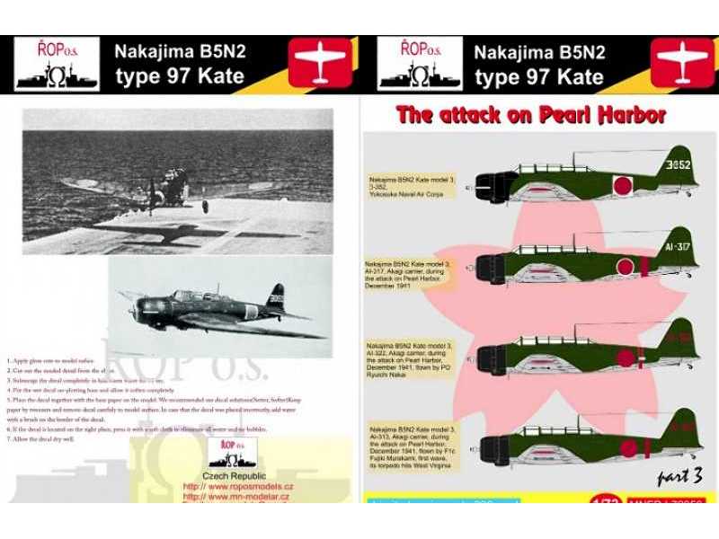 Nakajima B5n2 Type 97 Kate - The Attack On Pearl Harbor - image 1