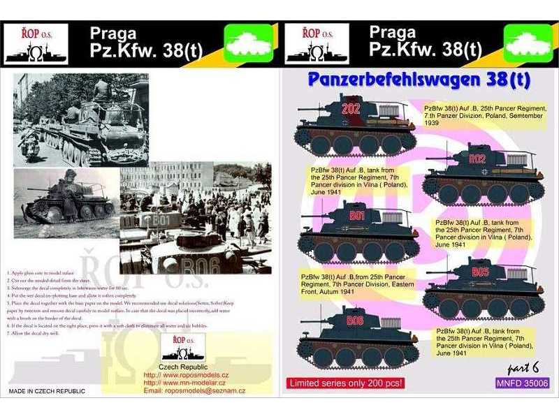 Praga Pz.Kpfw. 38(T) - Panzerbefehlswagen 38(T) - image 1