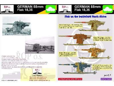 German 88mm Flak 18,36 - Flak On The Battlefiedd North Africa - image 1