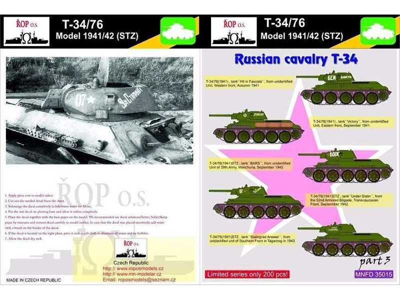 T-34/76 Model 1941/42 (Stz) - Russian Cavalry T-34 - image 1