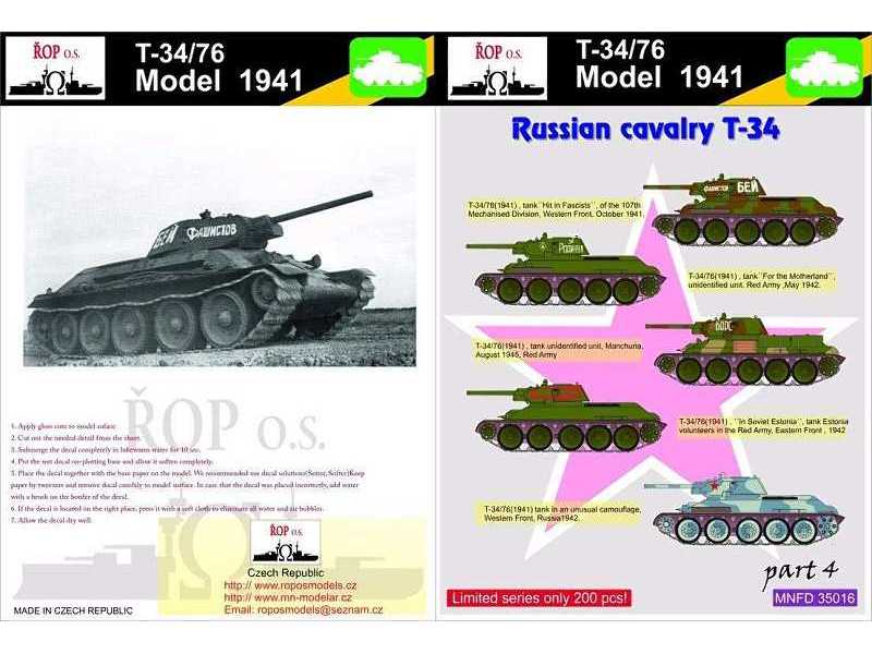 T-34/76 Model 1941 - Russian Cavalry T-34 - image 1