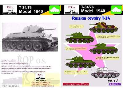 T-34/76 Model 1940 - Russian Cavalry T-34 - image 1