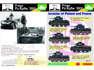 Praga Pz.Kpfw. 38(T) - Invasion Of Poland And France - image 1