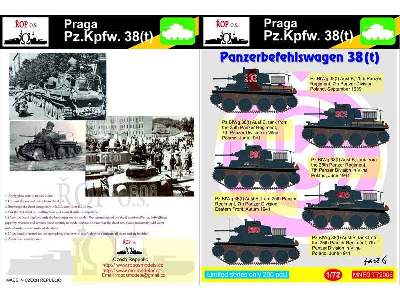 Praga Pz.Kpfw. 38(T) - Panzerbefehlswagen 38(T) - image 1