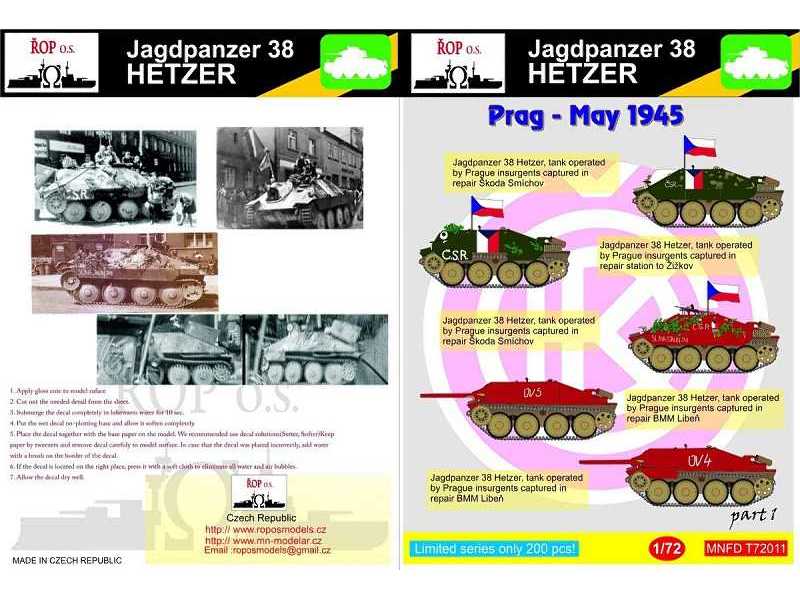 Jagdpanzer 38 Hetzer - Prag May 1945 - image 1