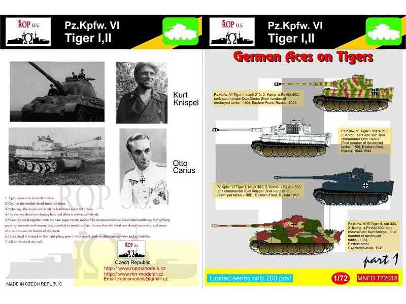 Pz.Kpfw. Vi Tiger I,ii - German Aces On Tigers - image 1