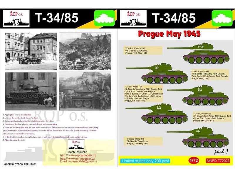 T-34/85 - Prague May 1945 - image 1