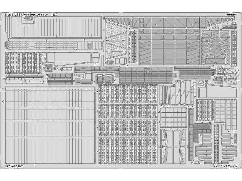 USS CV-10 Yorktown hull 1/350 - image 1