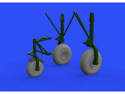 B-24 wheels (8spoke front wheel) 1/32 - Hobby Boss - image 1