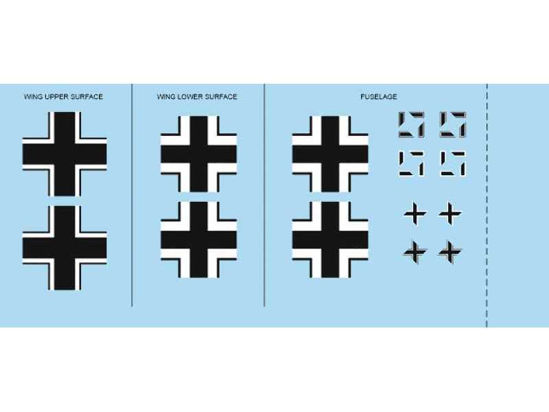 Bf 109F-2 national insignia 1/48 - image 1 Bf 109F-2 national insignia 1/48 - image 1