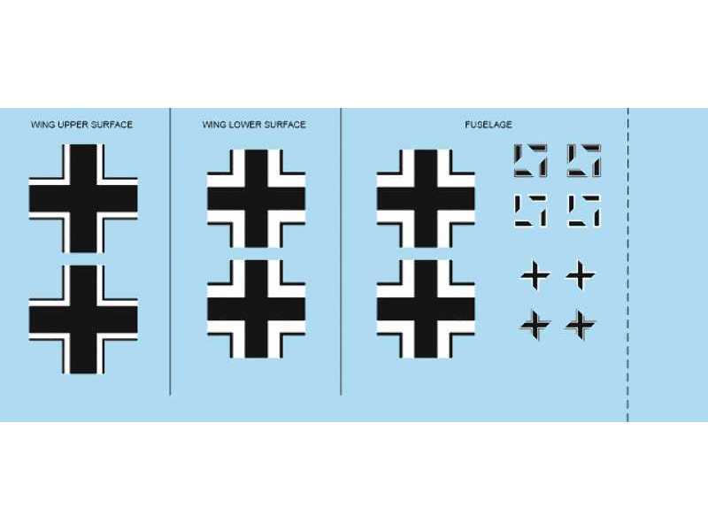 Bf 109F-2 national insignia 1/48 - image 1