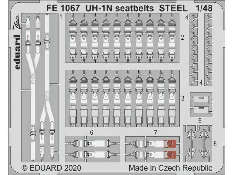 UH-1N seatbelts STEEL 1/48 - image 1