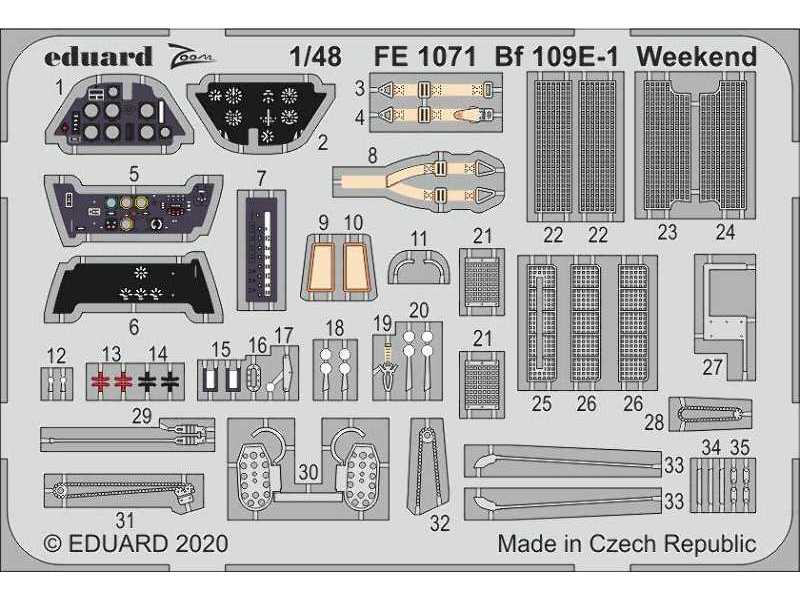 Bf 109E-1 Weekend 1/48 - image 1