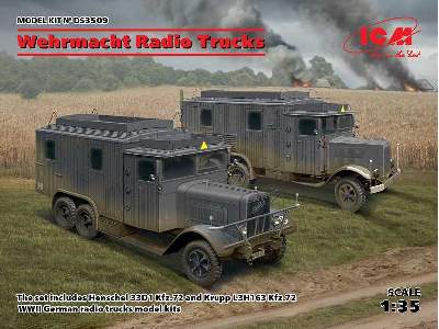 Wehrmacht Radio Trucks Henschel 33D1 Kfz.72, Krupp L3H163 Kfz.72 - image 1
