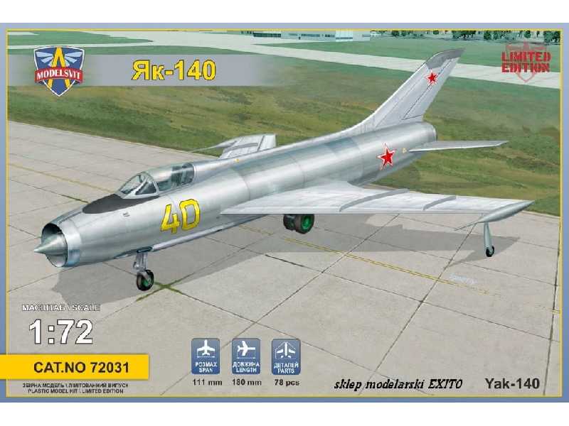 Yakovlev Yak-140 supersonic fighter - image 1