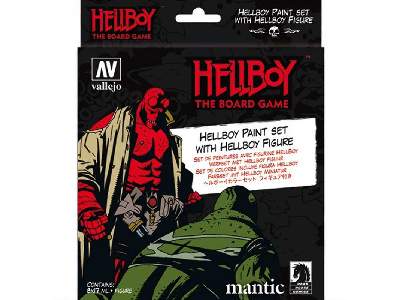 Hellboy 8 colour paint set - image 1