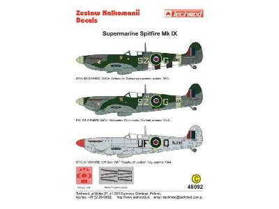 Decals - Supermarine Spitfire IX - image 2