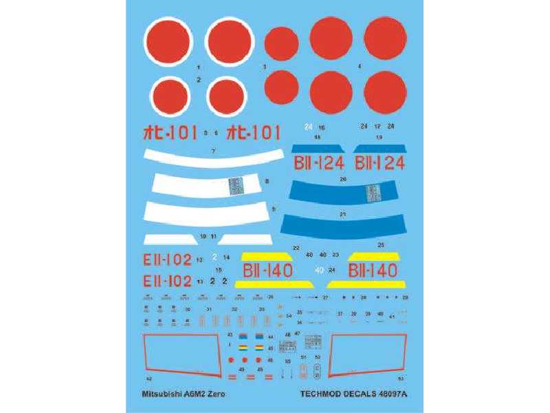 Decals - Mitsubishi A6M2 Zero - image 1