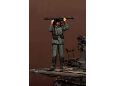 German Antiaircraft Gunner With Artillery Rangefinder - image 1