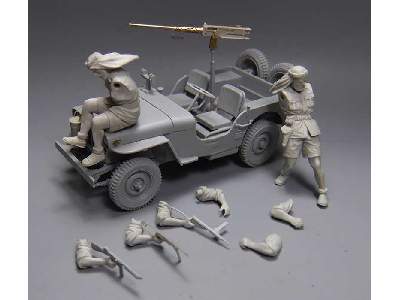 Crew Of The Jeep Sas. North Africa.1941-42 #1 2 Figures - image 2