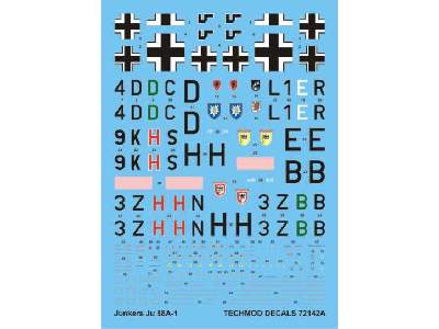 Decals - Junkers Ju 88A-1 - image 1