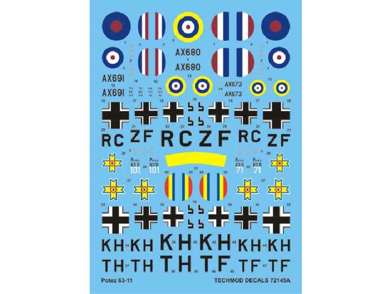 Decals - Potez 63-11 - image 1