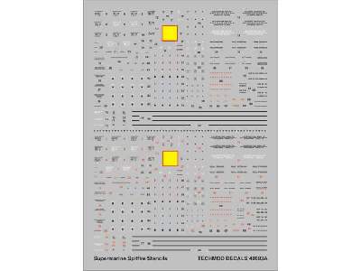 Decals - Supermarine Spitfire I-XVI Stencils - image 1