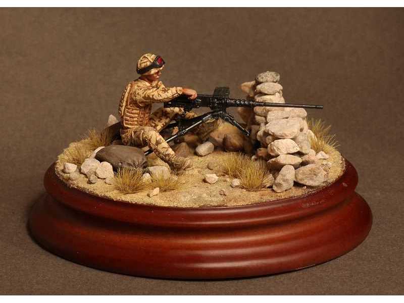 British Machine Gunner With Browning 50 Caliber - image 1 British Machine Gunner With Browning 50 Caliber - image 1