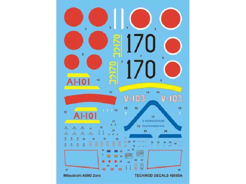 Decals - Mitsubishi A6M2 Zero - image 1