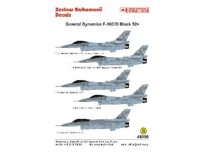 Decals - General Dynamics F-16C/D Block 52+ - image 2