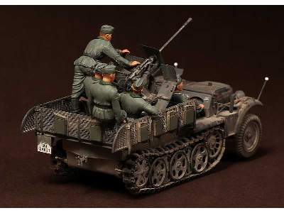 Crew For Sd.Kfz.10/4 Fur 2cm Flak 30 (For Dragon 6739) 6 Figures - image 4