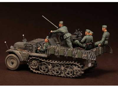 Crew For Sd.Kfz.10/4 Fur 2cm Flak 30 (For Dragon 6739) 6 Figures - image 8