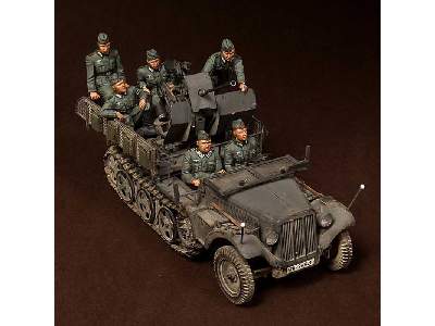 Crew For Sd.Kfz.10/4 Fur 2cm Flak 30 (For Dragon 6739) 6 Figures - image 15