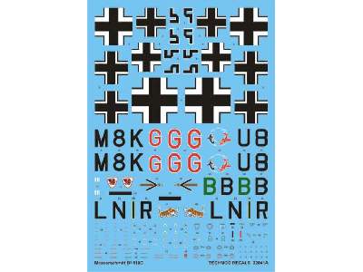 Decals - Messerschmitt Bf 110C - image 1