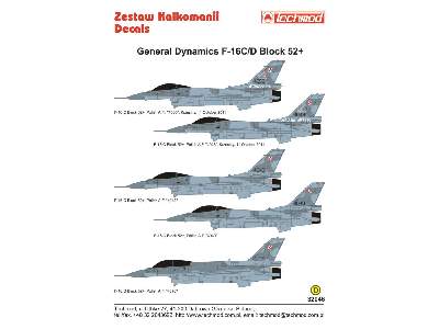 Decals - General Dynamics F-16C/D Block 52+ - image 2