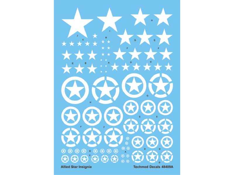 Decals - Allied Star Insignia White - image 1