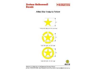 Decals - Allied Star Insignia Yellow - image 2