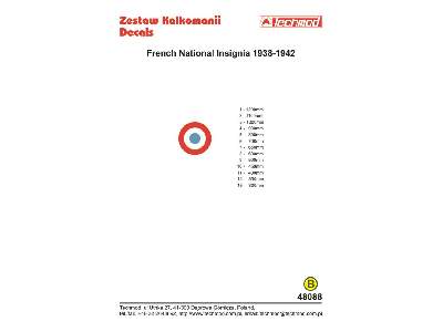 Decals - French National Insignia 1938-1942 - image 2