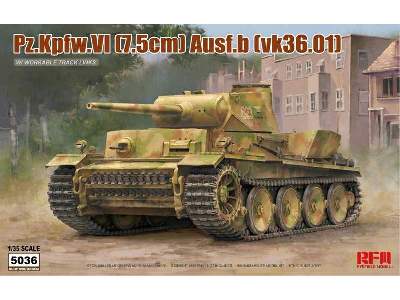 Pz.Kpfw.VI (7,5cm) Ausf.B (VK36.01) w/ workable track links - image 1
