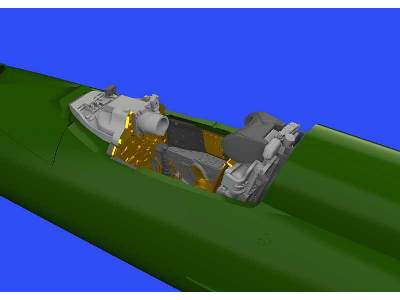 MiG-21PFM cockpit 1/72 - Eduard - image 1