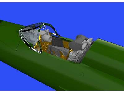 MiG-21PFM cockpit 1/72 - Eduard - image 2