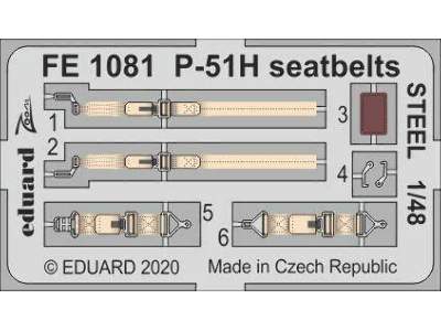P-51H seatbelts STEEL 1/48 - image 1