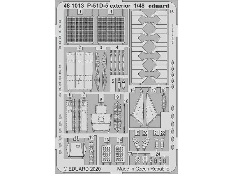 P-51D-5 exterior 1/48 - image 1