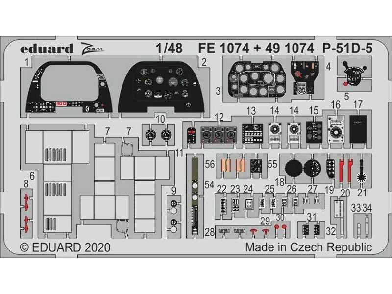 P-51D-5 interior 1/48 - image 1