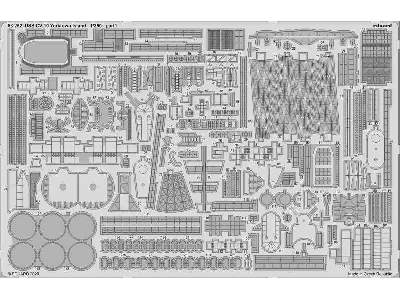 USS CV-10 Yorktown island 1/350 - Trumpeter - image 1